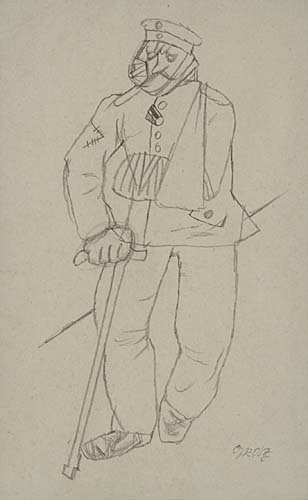 GEORGE GROSZ sold by Swann Auction Galleries, lot 110 — auction record photograph