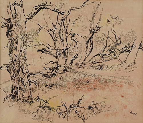 GEORGE GROSZ sold by Swann Auction Galleries, lot 112 — auction record photograph