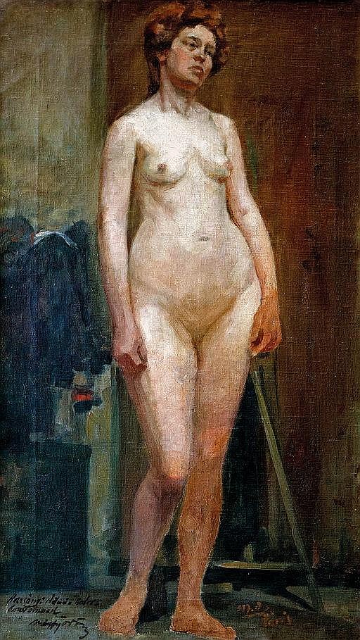 Ödön Márffy comparable auction result: d n m rffy hungarian 1878 1959 nude