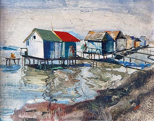 Endre Vadász comparable auction result: endre vad sz hungarian 1901 1944 bathhouse