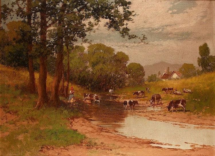 László Neogrády comparable auction result: l szl neogr dy 1896 1962 watering