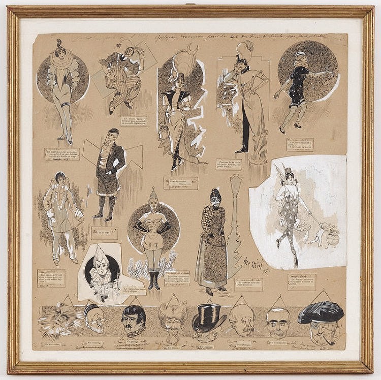 Jack Abeillé comparable auction result: jack abeill 1873 femmes