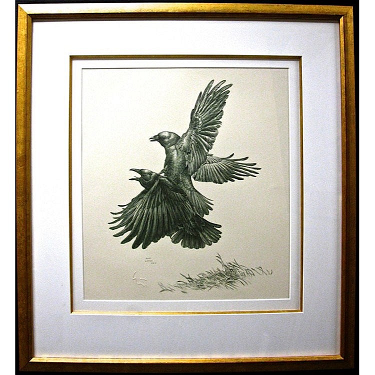 Glen Loates comparable auction result: glen loates canadian 1945 ravens limited