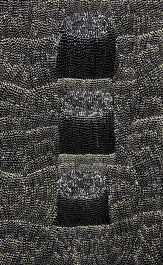 Dolsi Kelly comparable auction result: dolsi kelly rock holes acrylic on linen