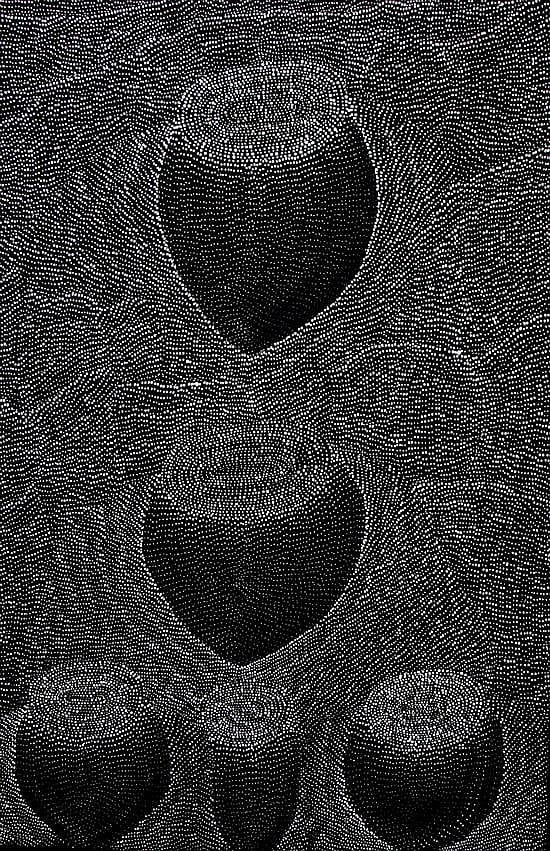 Dolsi Kelly comparable auction result: dolsi kelly rock holes acrylic on linen