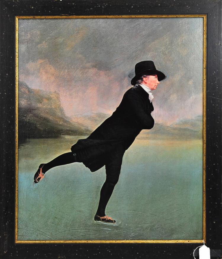 Henry Raeburn Macbeth-Raeburn comparable auction result: print of man skating