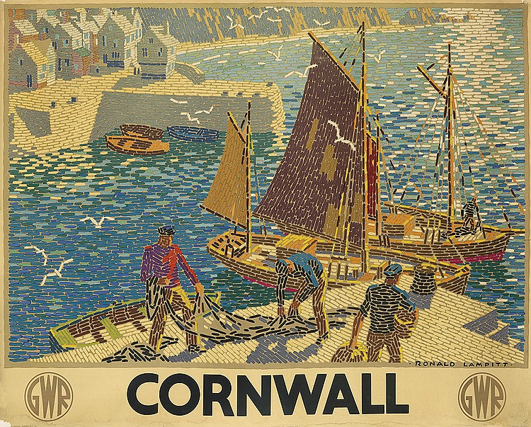 ronald lampitt dates unknown cornwall 1936 39x49 inches 100x125 cm j weiner london · Swann Auction Galleries · 2014-02-25 Ronald Lampitt comparable auction result: ronald lampitt dates unknown cornwall 1936 39x49 inches 100x125 cm j weiner london