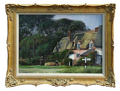*Clive Madgwick (1934 - 2005), oil on canvas in sold by Reeman Dansie, lot 1031 — auction record photograph