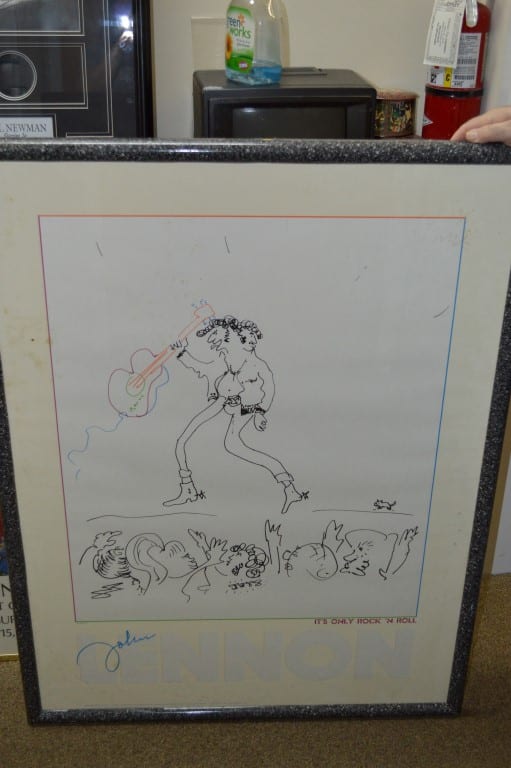 John Lennon Numbered Litho sold by J Sugarman Auction, lot 1124 — auction record photograph
