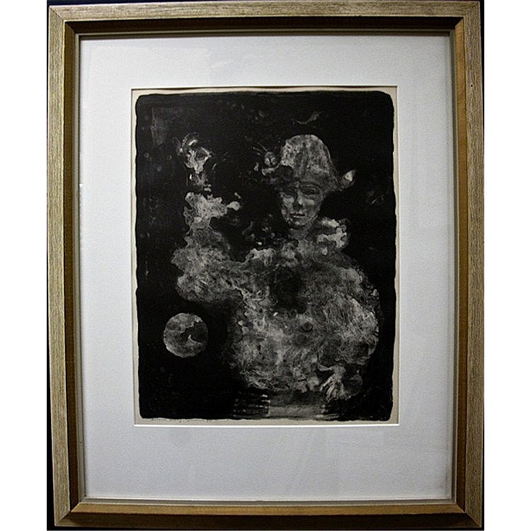 Jack Nichols comparable auction result: jack nichols canadian 1921 2009 pierrot with