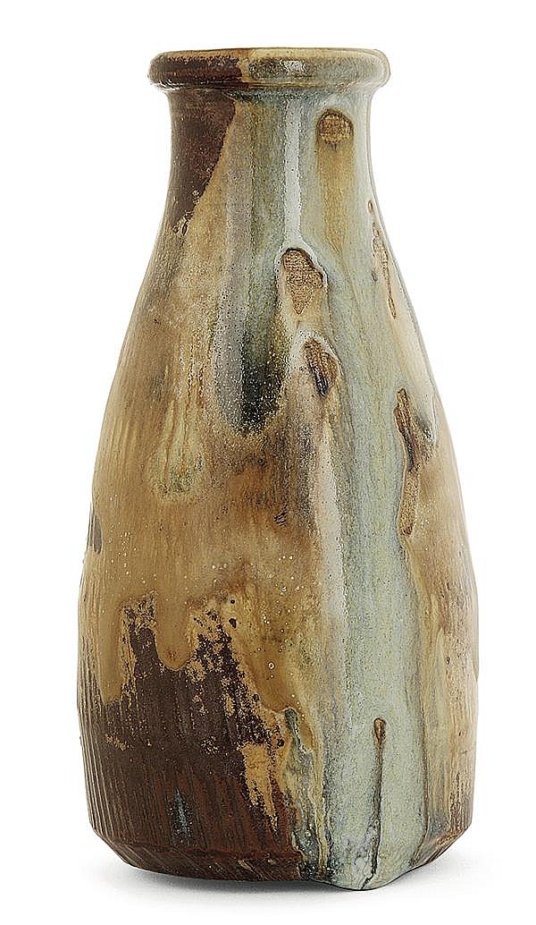 Jean Carriès comparable auction result: jean carri s 1855 1894 a tapered enamelled stoneware bottle