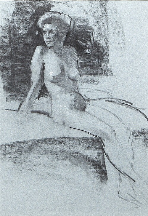 Niccolo Caracciolo comparable auction result: niccolo caracciolo 1941 1989 figure study