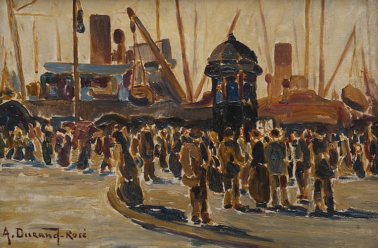 auguste durand ros 1887 1962 les quais du port de marseille huile sur toile sign e en bas gauche 38 x 54 cm · Leclere - Maison de ventes · 2014-03-29 Auguste Durand-Rosé comparable auction result: auguste durand ros 1887 1962 les quais du port de marseille huile sur toile sign e en bas gauche 38 x 54 cm