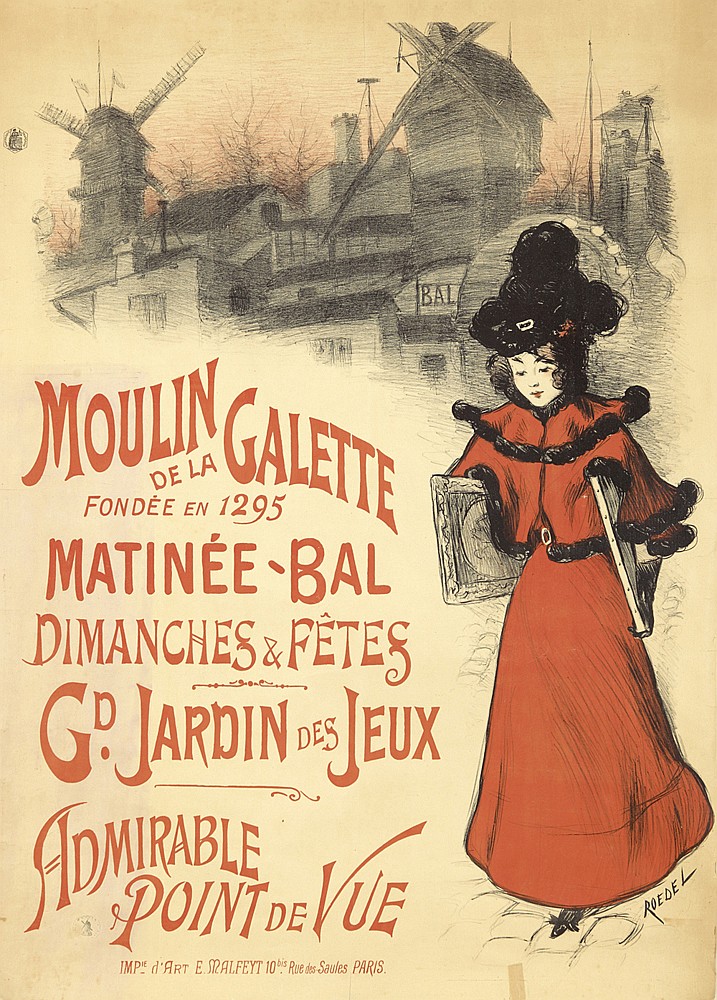 ? (1859) Roedel comparable auction result: moulin de la galette 1895