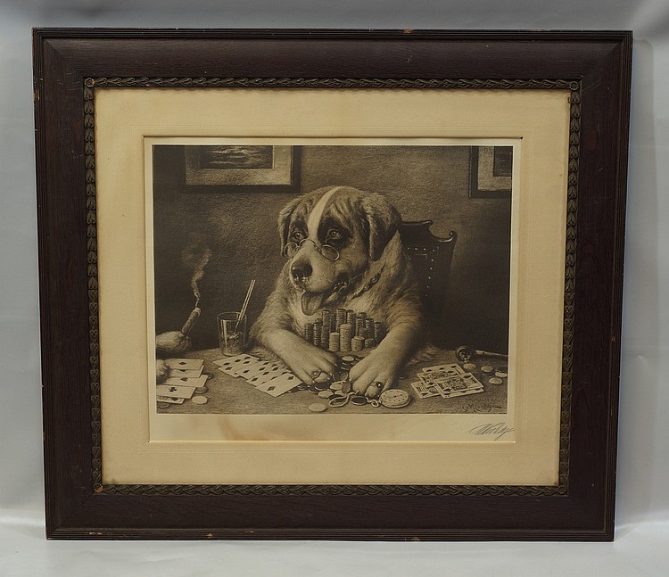 Cassius Marcellus Coolidge comparable auction result: cassius marcellus coolidge american 1844 1934 engraving a lucky dog copyright 1900 by c m coolidge in image lr p s lr 15