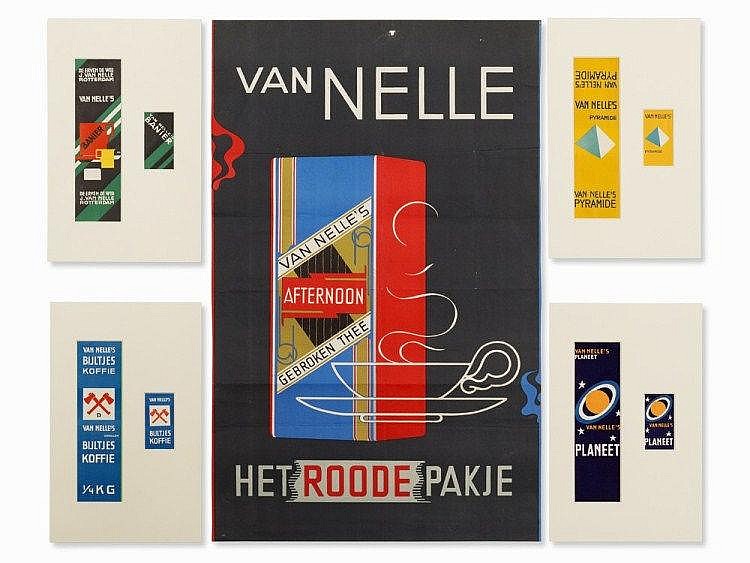 Jacob Jongert comparable auction result: jacob jongert collection of van nelle ephemera around 1925 40