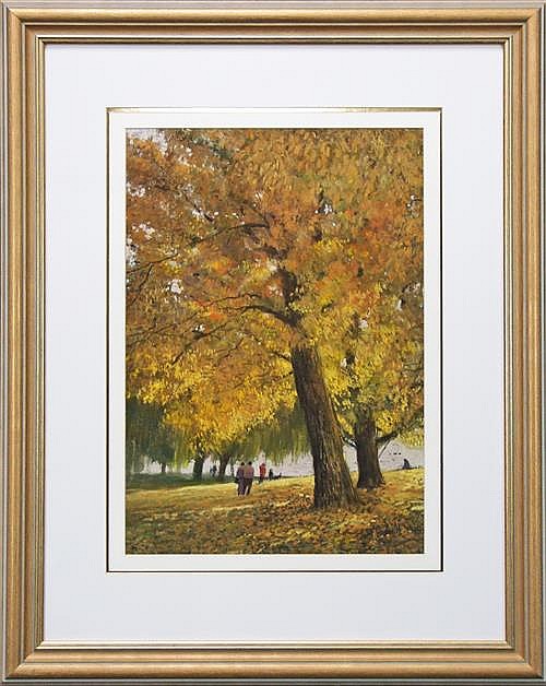 robyn gosbell 1943 autumn stroll 54 x 37cm · Lawsons · 2014-05-29 Robyn Gosbell comparable auction result: robyn gosbell 1943 autumn stroll 54 x 37cm