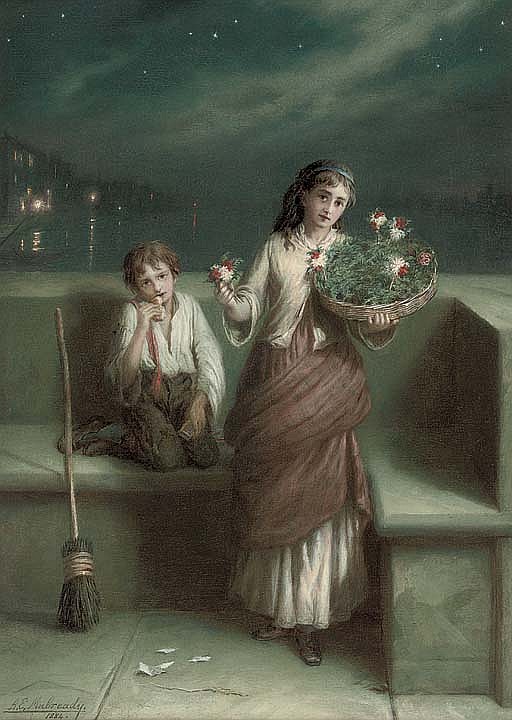Augustus E. Mulready comparable auction result: mutually giving and receiving aid they set each other off like light and shade