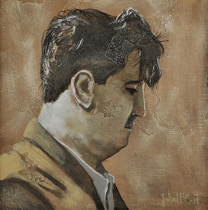 John McCart comparable auction result: john mccart brendan in the quiet oil on board