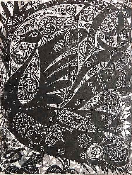 joseph domjan woodcut · Rachel Davis Fine Arts · 2014-06-14 Joseph Domjan comparable auction result: joseph domjan woodcut
