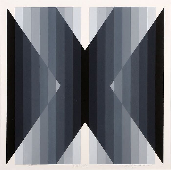 Roy B. Ahlgren comparable auction result: roy b ahlgren 1927 2011 extrinsic silkscreen