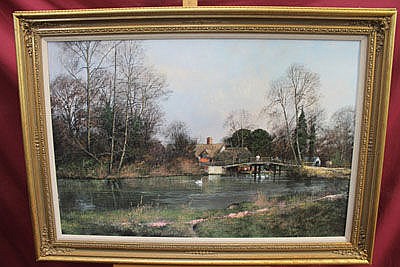 *Clive Madgwick (1934 - 2005), oil on canvas in sold by Reeman Dansie, lot 1068 — auction record photograph