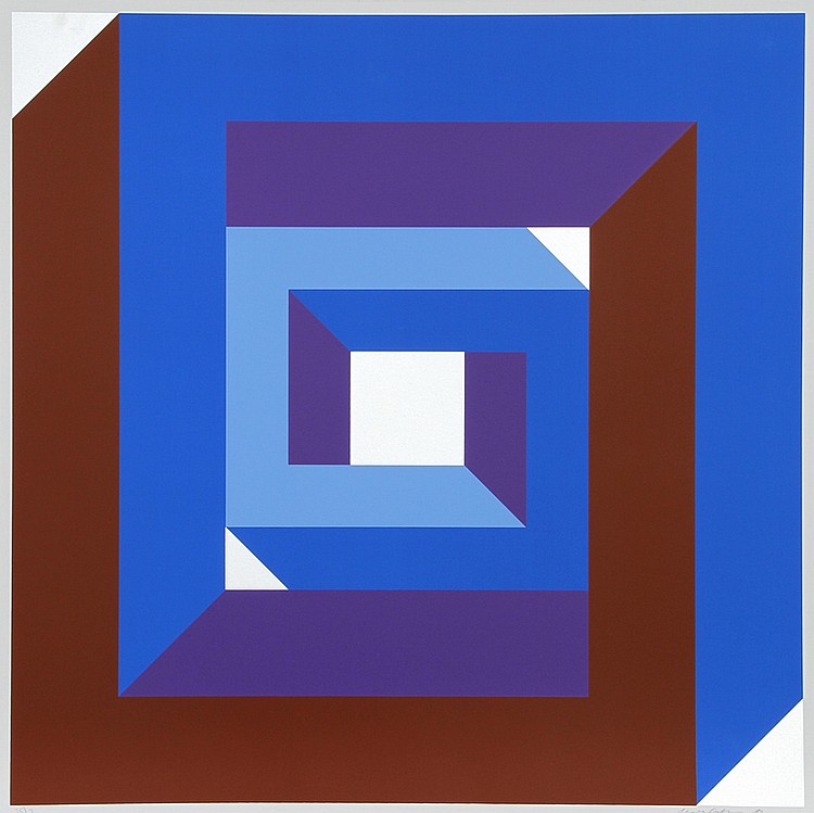 Marc Adrian comparable auction result: marc adrian untitled from 9x5 konkret portfolio silkscreen
