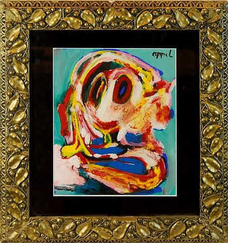 karel christiaan appel 1921 2006 painting · J Levine Auction & Appraisal LLC · 2014-07-31 Karel comparable auction result: karel christiaan appel 1921 2006 painting