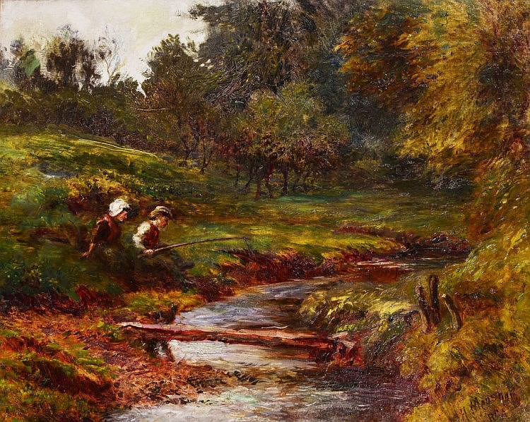 henry measham british 1844 1922 a little · Mallams · 2014-08-14 Henry Measham comparable auction result: henry measham british 1844 1922 a little