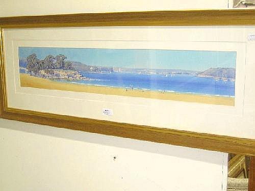 Scott Ireland comparable auction result: scott ireland calm day at the beach acrylic