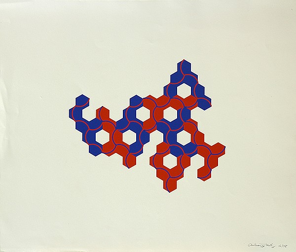 Anthony Hill comparable auction result: print by anthony hill