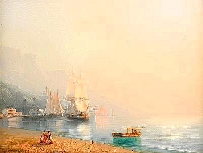 Ivan Konstantinovich Aivazovsky 1817-1900 Ships at comparable sale