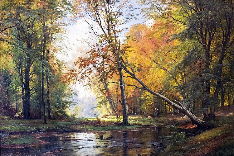 Carl Frederik Aagaard comparable auction result: carl frederik aagaard danish 1833 1895 circa 1880