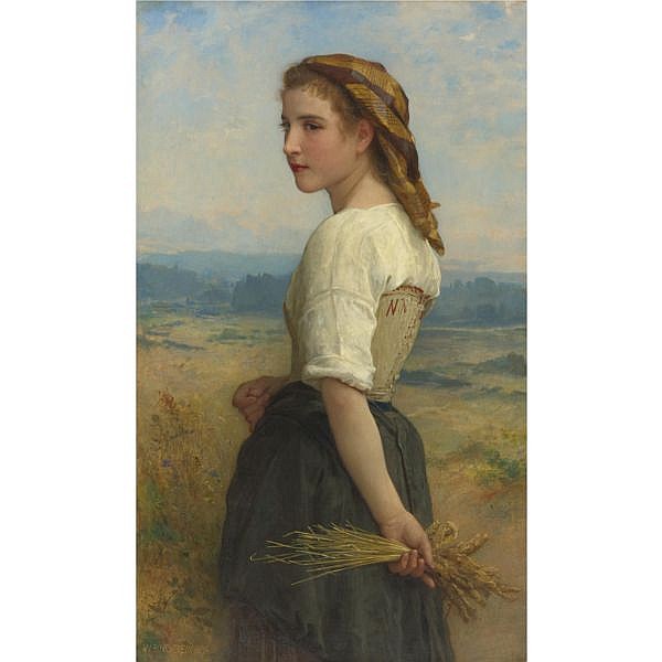 Luigi DiGiovanni comparable auction result: lu william bouguereau french 1825 1905 glaneuse oil on canvas