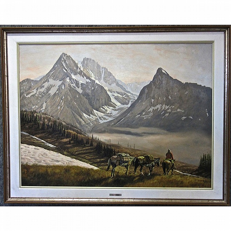 Jack Lee McLean comparable auction result: jack lee mclean canadian 1924 2003 jumbo pass oil on canvas signed lower right titled to front plaque 36 x 42 91 4 x 106 7 cm