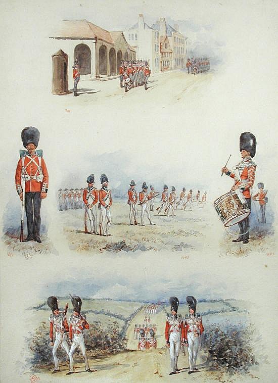 Reginald Augustus Wymer comparable auction result: reginald augustus wymer british 1849 19350 the grenadier guards signed
