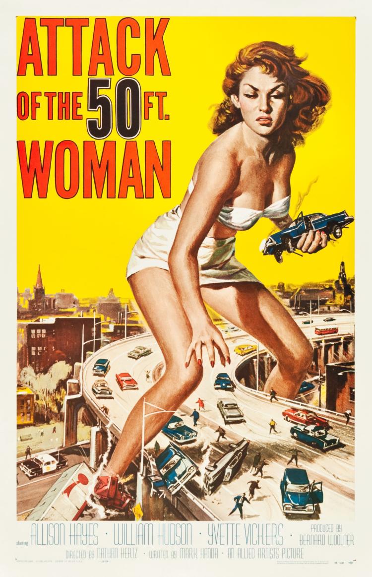 Attack of the 50 Foot Woman (Allied Artists, 1958). One sold by Heritage Auctions, lot 86268 — auction record photograph