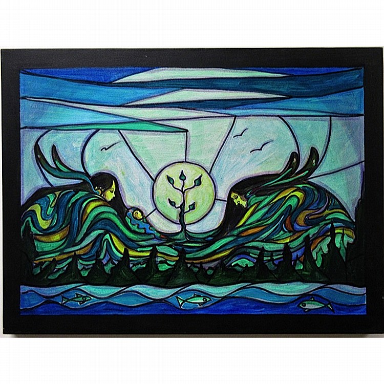 Don Chase comparable auction result: don chase native canadian 1938 spring oil on canvas titled verso unframed 16 x 24 40 6 x 61 cm