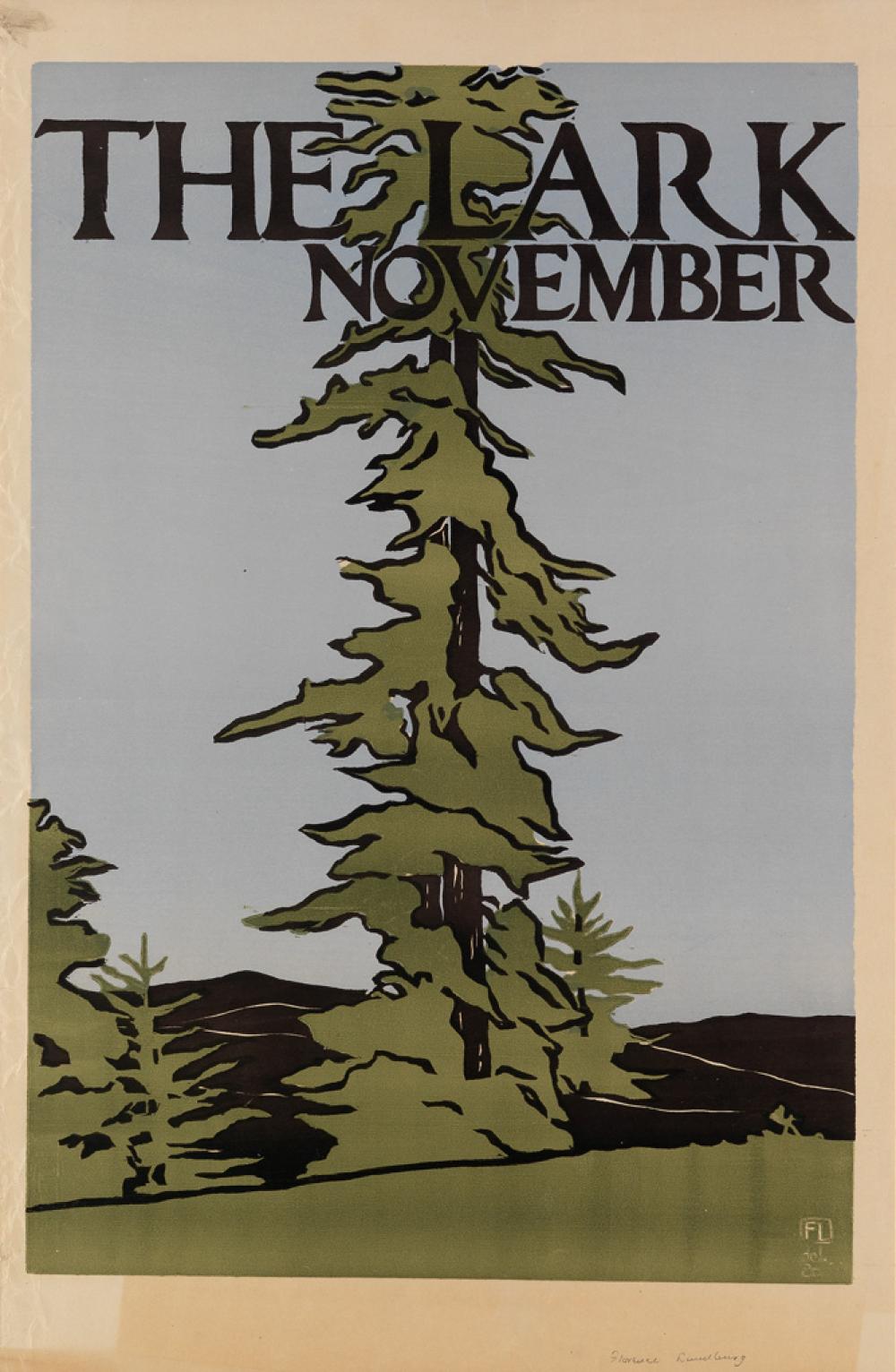 Florence Lundborg comparable auction result: florence lundborg 1871 1949 the lark november 1985 24x15 inches 61x40 cm