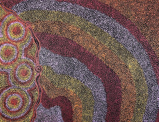 Andrea Adamson comparable auction result: andrea adamson my country acrylic on linen