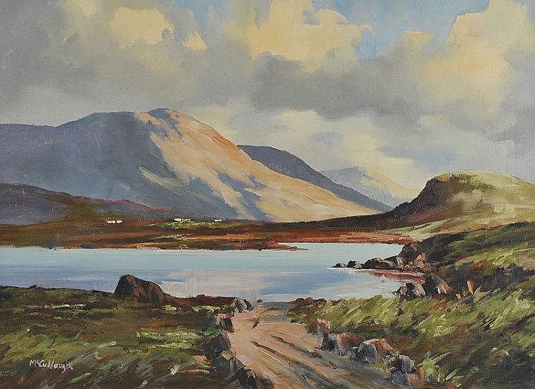 George McCullough comparable auction result: george mccullough evening reflections connemara