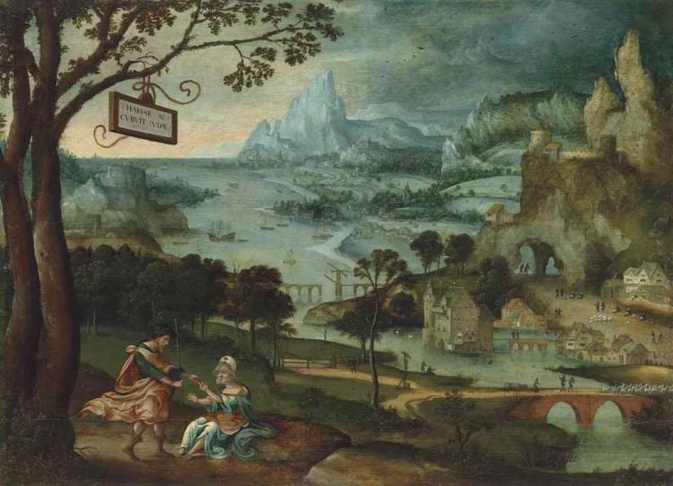 lucas gassel helmond c 1495 1500 c 1570 brussels · Christie's · 2014-12-02 Lucas Gassel comparable auction result: lucas gassel helmond c 1495 1500 c 1570 brussels