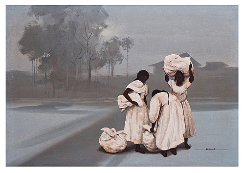 Luis Amendolla comparable auction result: luis amendolla sin t tulo firmado leo sobre tela 71 x 100 5 cm