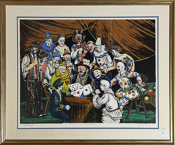 Print by George Crionas sold by Clars Auctions, lot 622 — auction record photograph