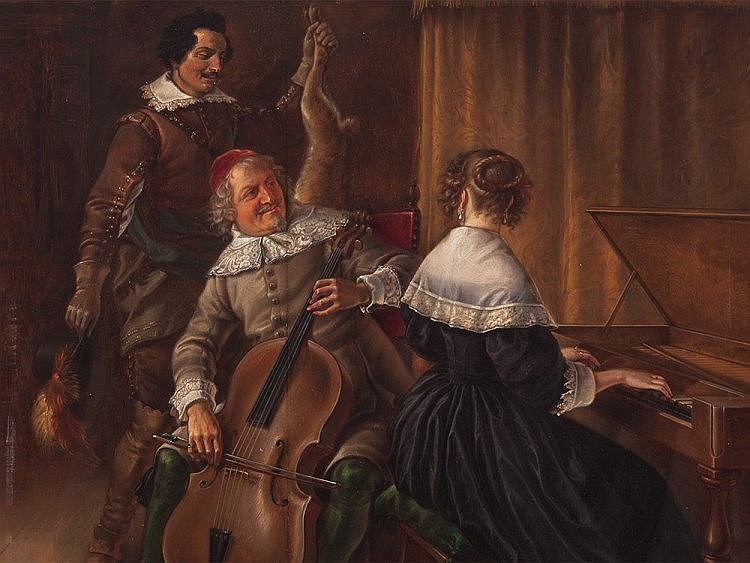 ludwig sigismund ruhl allegory of the hunt and music 1836 · Auctionata Paddle8 AG · 2015-01-29 Ludwig Sigismund Ruhl comparable auction result: ludwig sigismund ruhl allegory of the hunt and music 1836