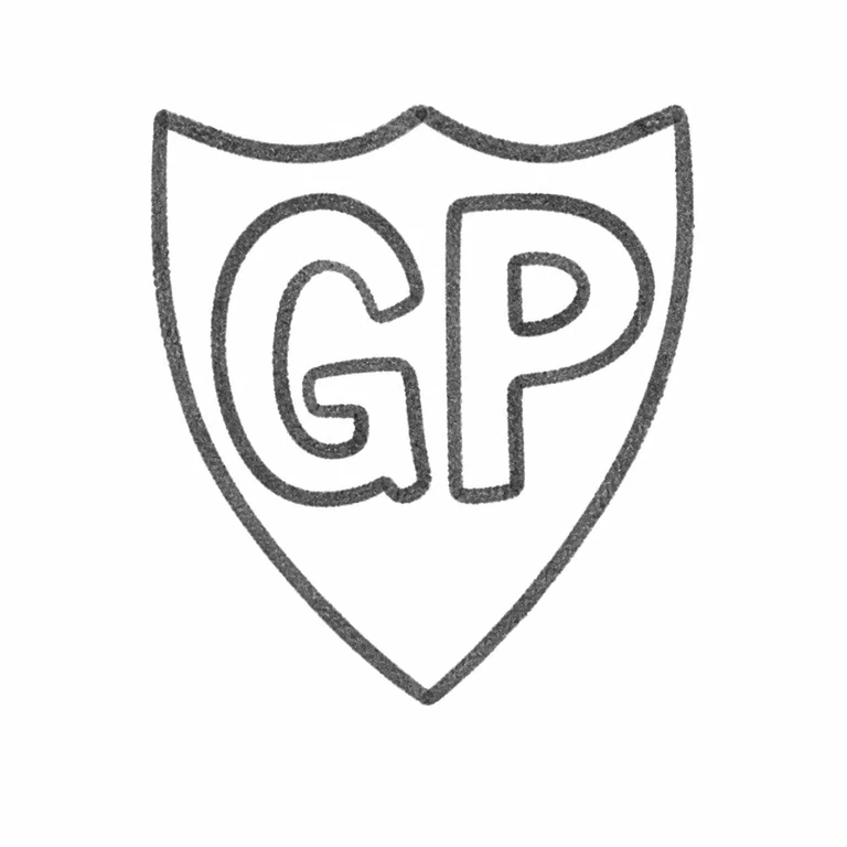 Geoffrey Payne: Shield-shaped border, scalloped upper edge, and two visible initials are preserved in the photographed arrangement. line reconstruction.