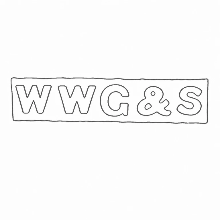 W W Godwin & Son Ltd: W W G ampersand S are retained left-to-right in the long rectangular boundary; line reconstruction.
