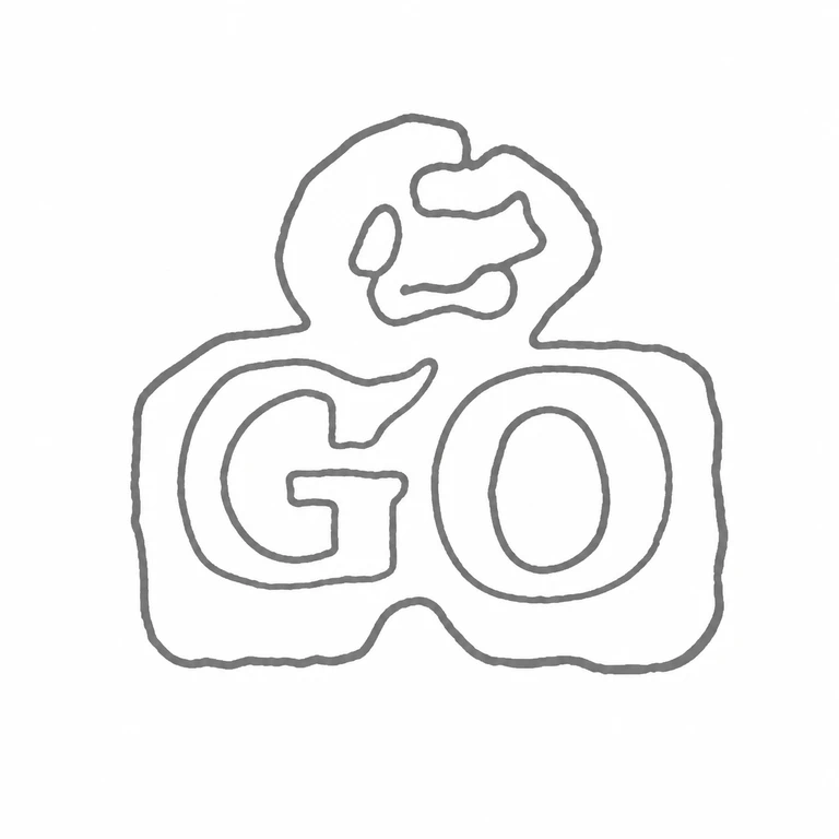 Meshach Godwin: The lower two initials, surrounding punch, and the visible small animal-like device above are preserved in the same vertical arrangement. line reconstruction.