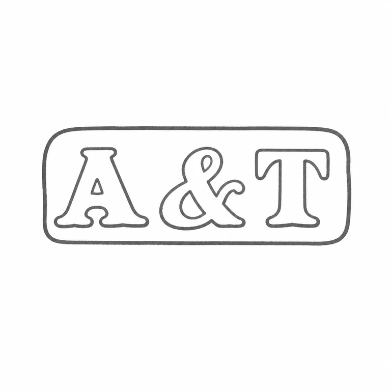 A & T: Single rounded rectangular cartouche and its three source-visible characters are retained in left-to-right order. line reconstruction.