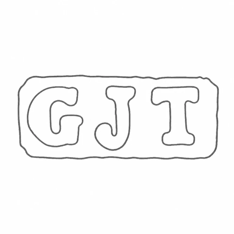 George James Thickbroom: G-J-T lettering shallow rounded rectangular cartouche are retained without texture or relief; line reconstruction.